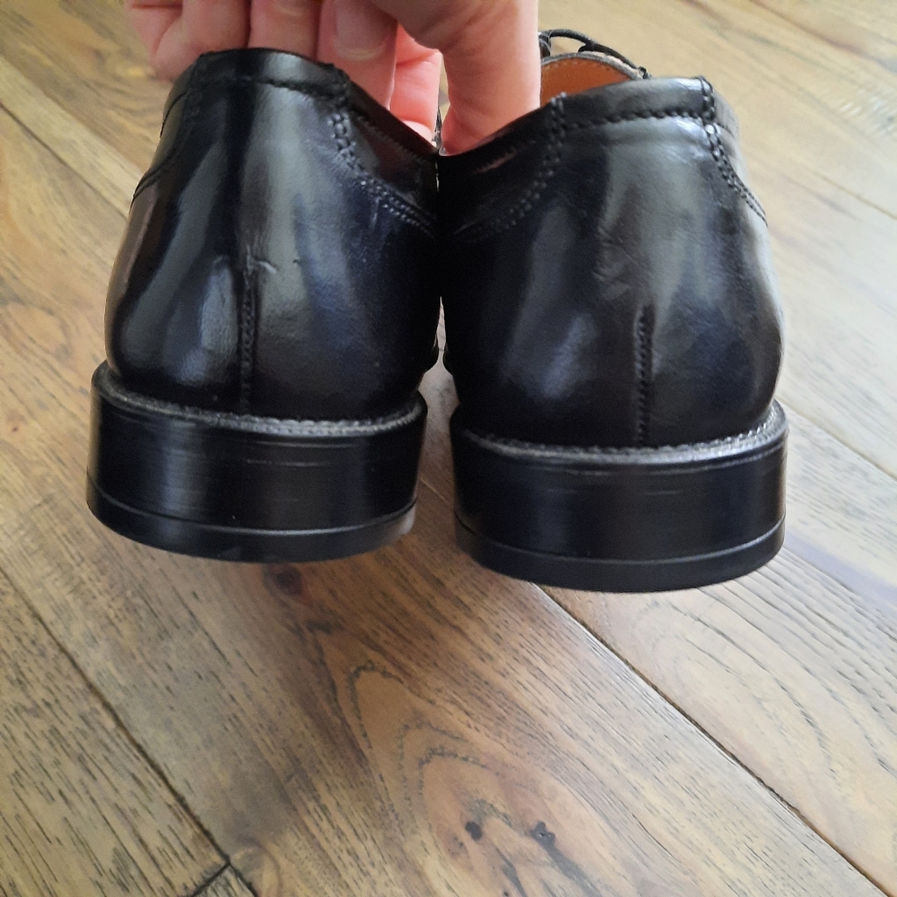 Tuscan Lace Up Leather Dress Shoes - Picture 7 of 13